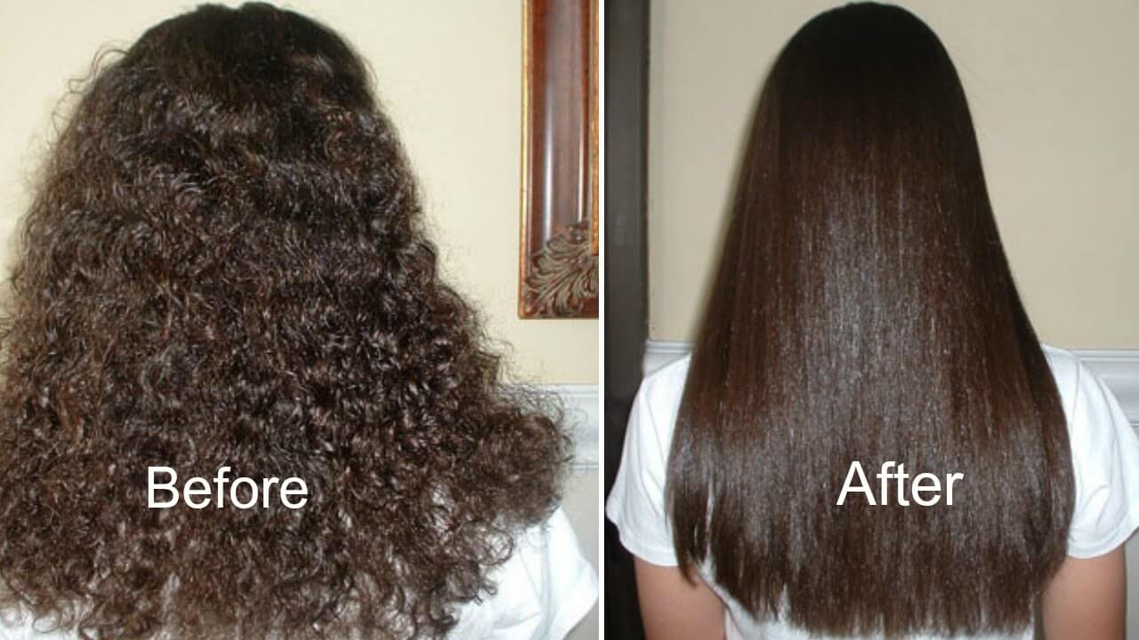 natural methods to straighten hair at home