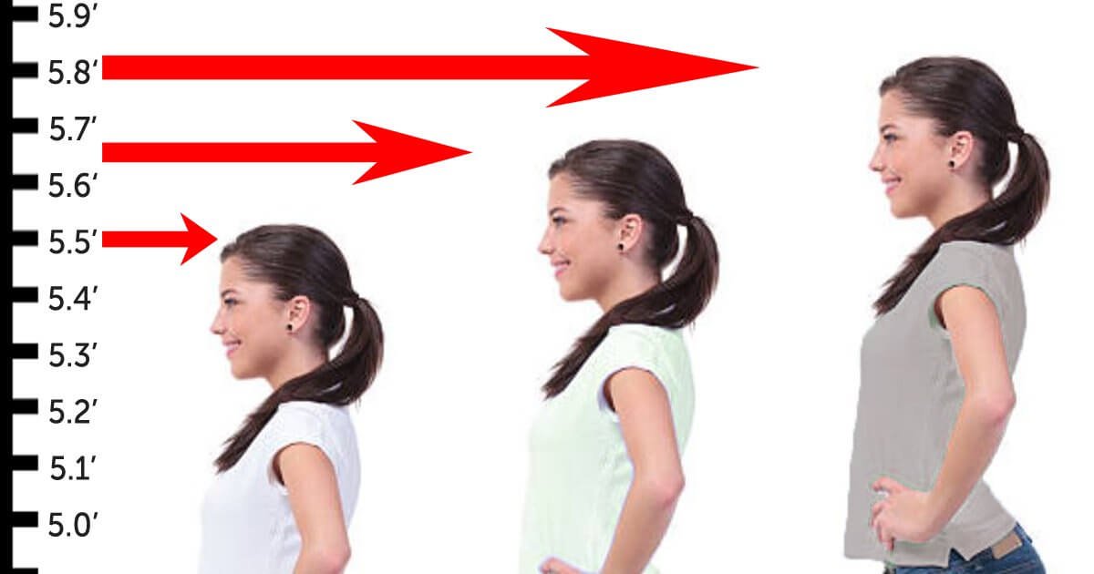 How to increase height and have a perfect posture in 1 week