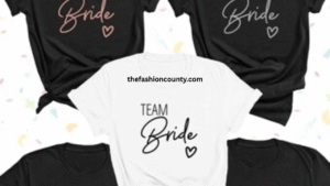 Fashionable bridesmaid shirts by Jcubedk for wedding parties