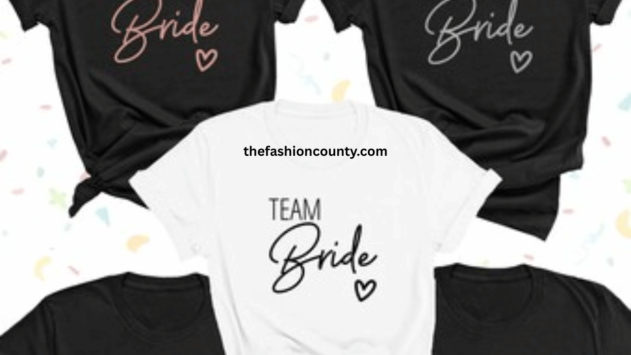Fashionable bridesmaid shirts by Jcubedk for wedding parties