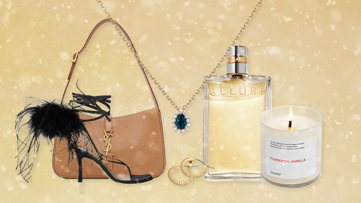 Collection of gift boxes, jewelry, and accessories for women, perfect for birthdays, holidays, and special occasions