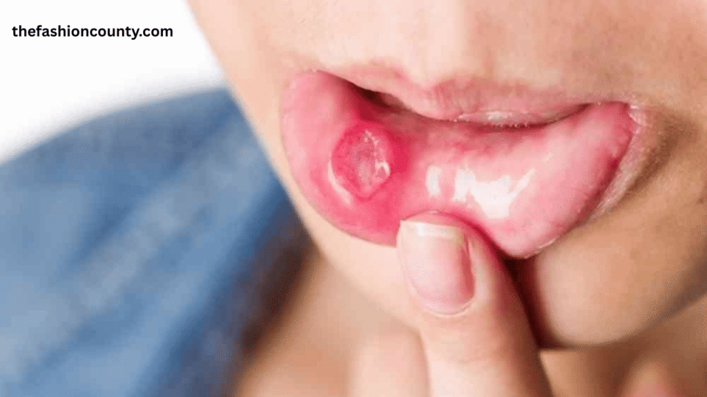 Natural canker sore home remedies including saltwater rinse, honey, and aloe vera gel