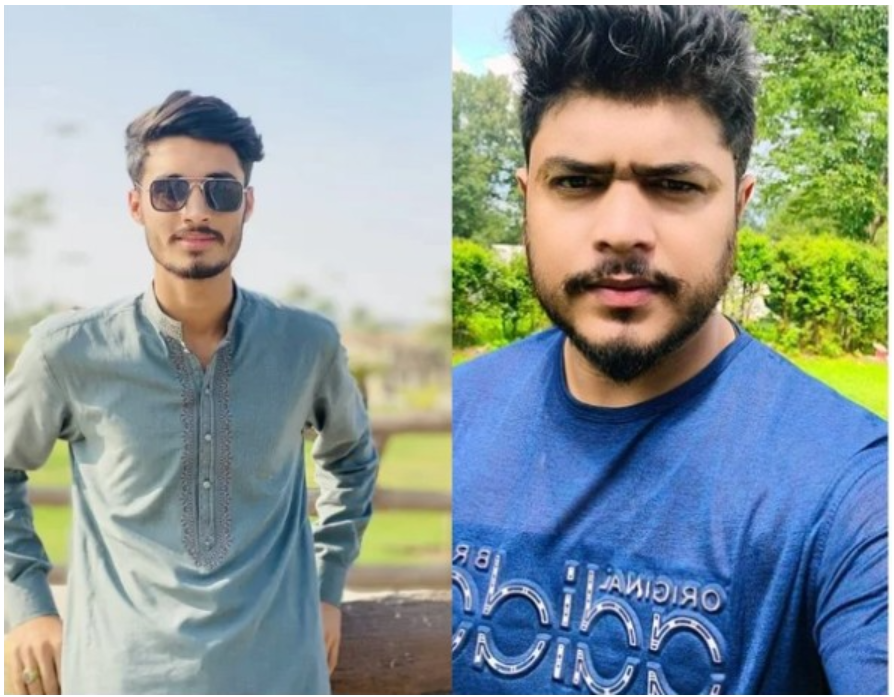 Portraits of freelancers Abdullah Jutt and Huraira Sandhu celebrating career success