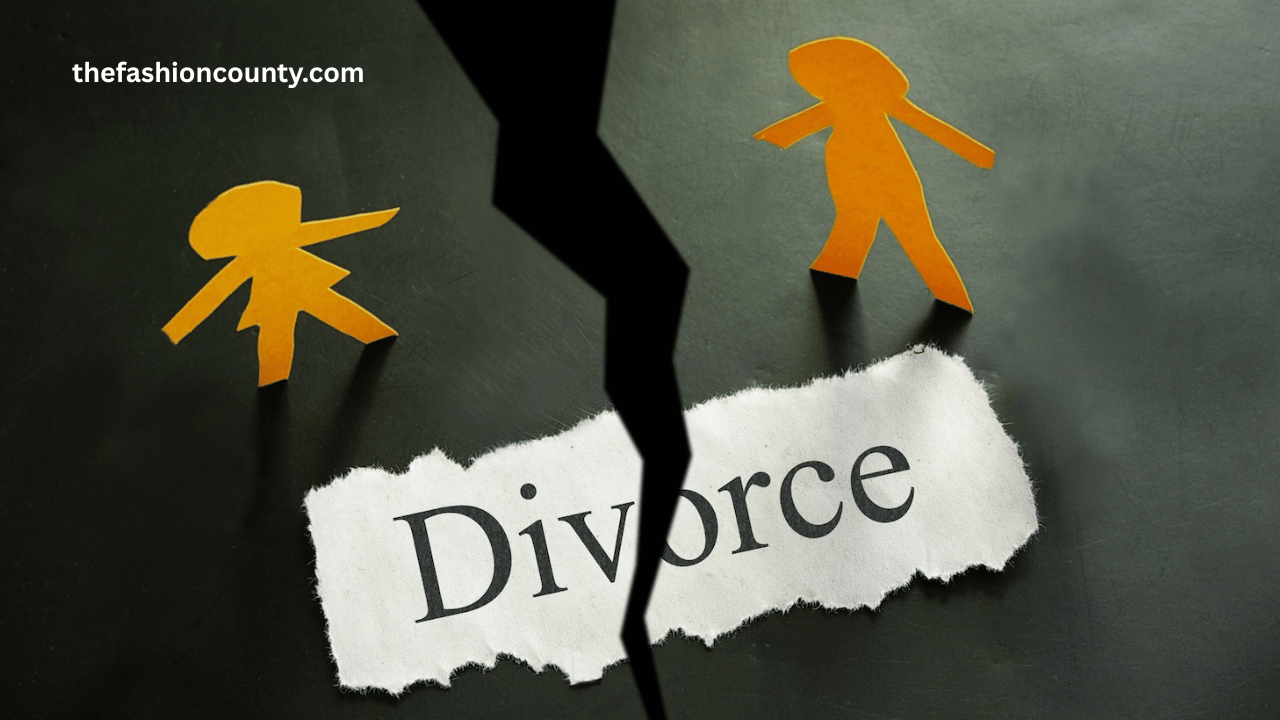 Florida divorce lawyer assisting client with legal documents
